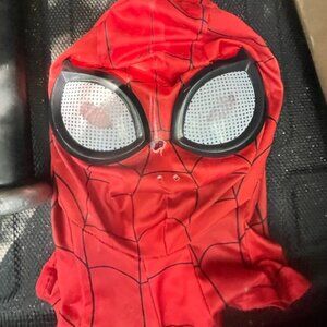Spider-Man Kids Costume Mask – Red with Mesh Eyes